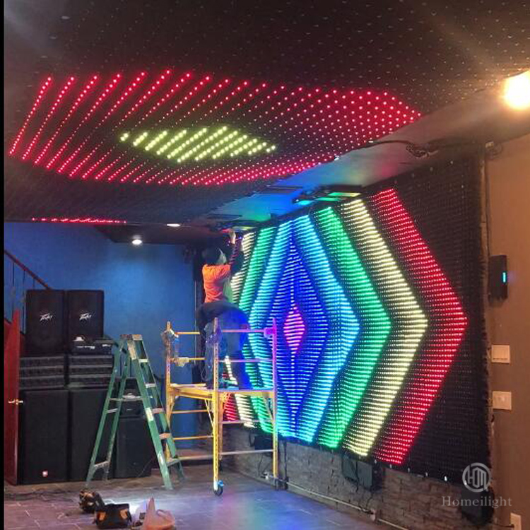 Event Party Dj - P10cm 4*6m Led Video Curtain For