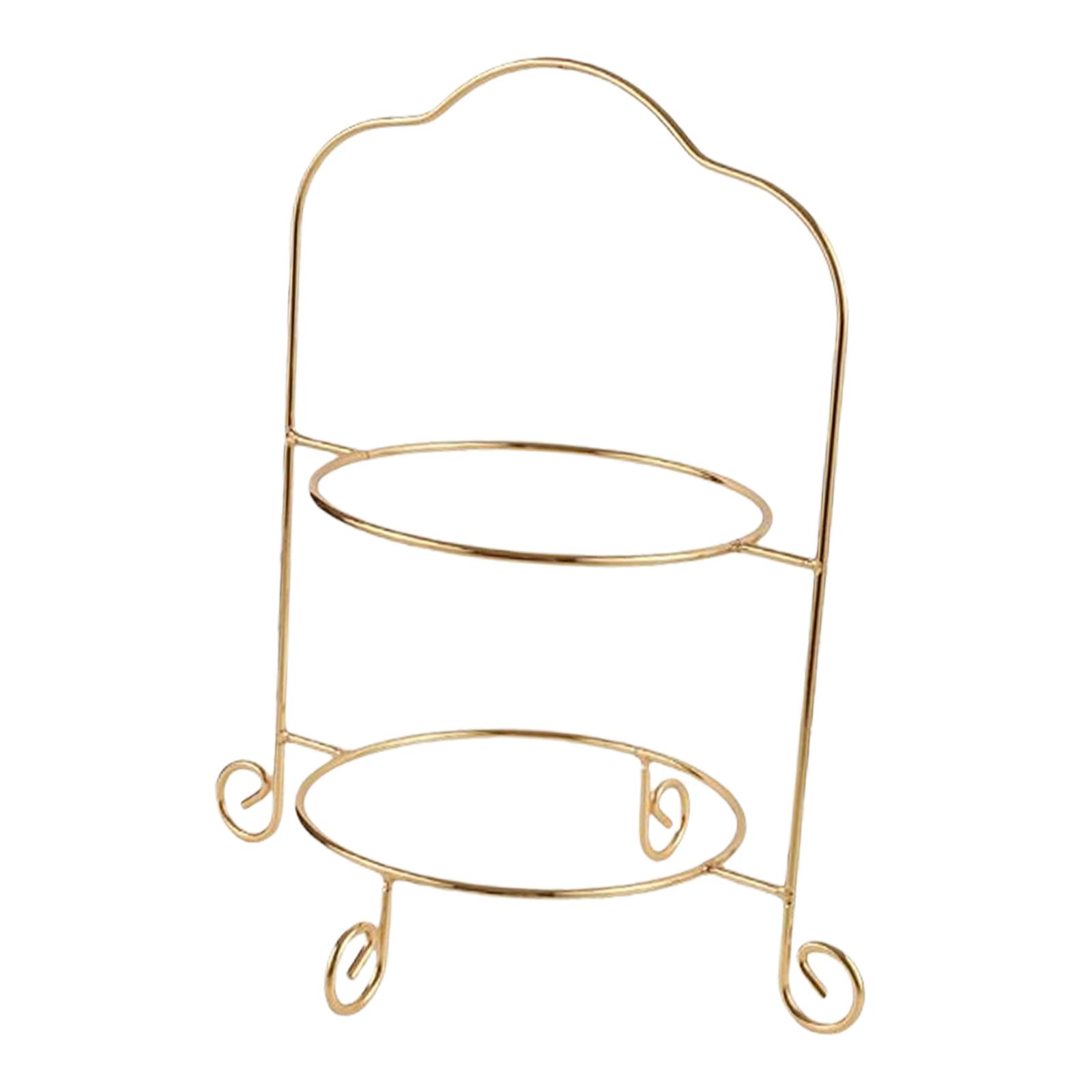 Cupcake Stand Tier - 2 Tiered Cupcake Display Rack Metal
