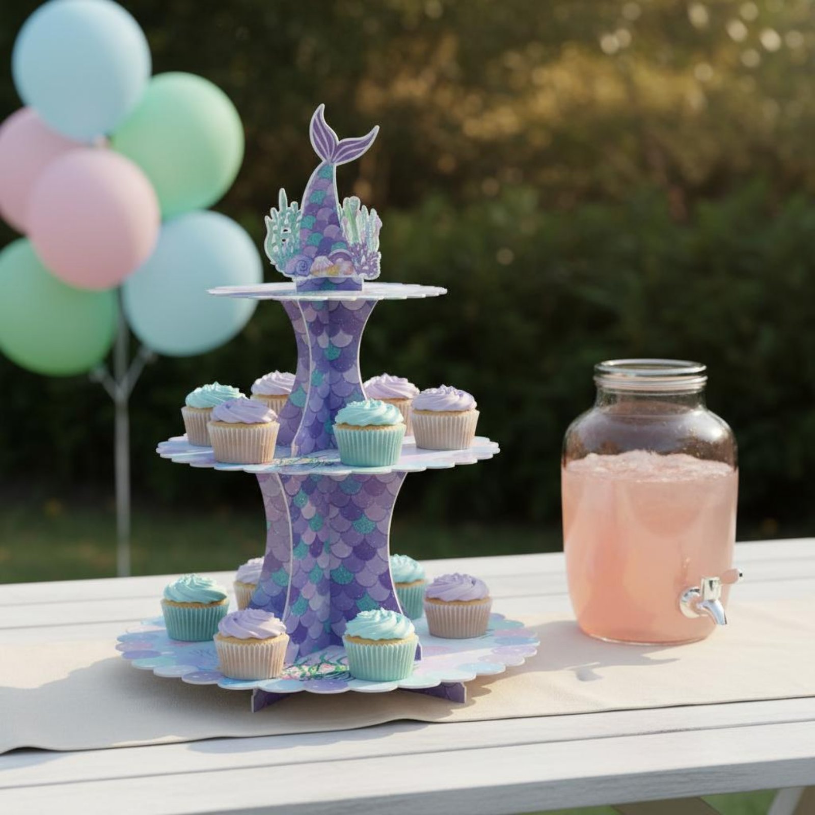 3-Tier Cardboard Cupcake Stand - Cupcake Stand Tier 评论和价格
