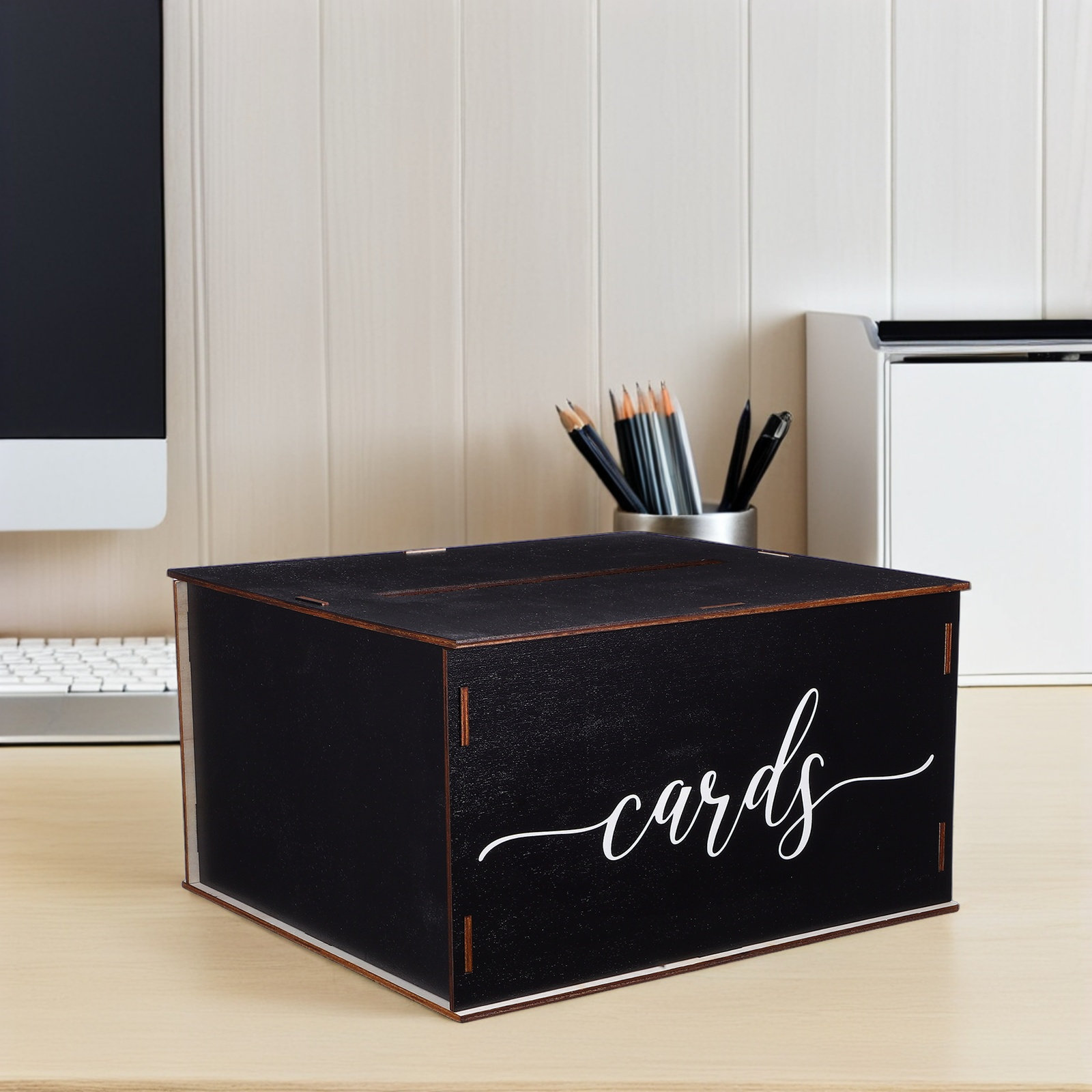 Wooden Card Box Wedding Rustic - Event Party Box 评论和价格