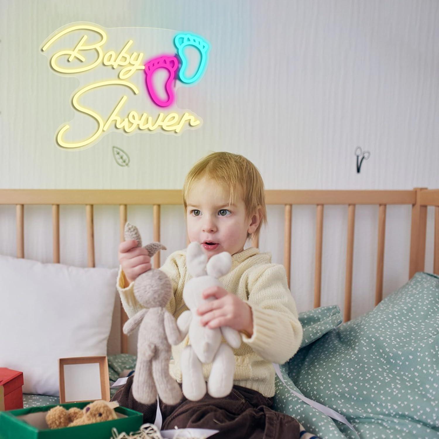 Baby Shower Neon Sign Oh Baby  - Neon Sign Party 评论和价格