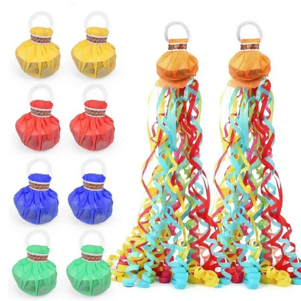 10pcs Hand Throwing Ribbon Pul - Confetti Cannon Tube 评论和价格