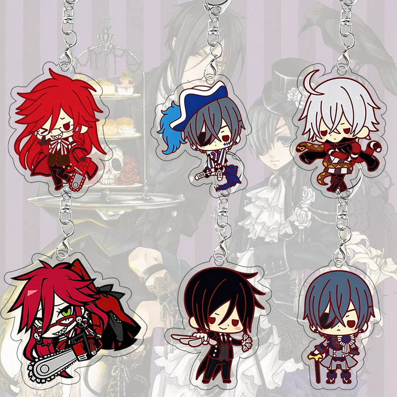Black Butler Acrylic Keychain  - Event Supplies 评论和价格