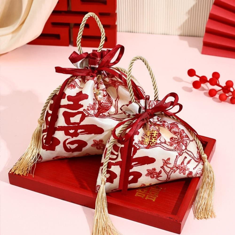 New Wedding Candy Bag Chinese  - Event Party Box 评论和价格